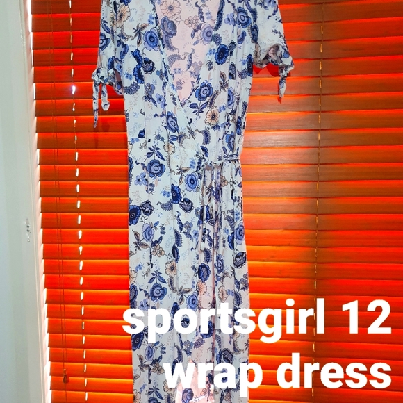 Floral Wrap Dress 